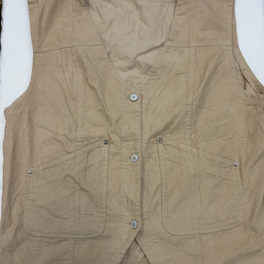 Tan Corduroy Vest
